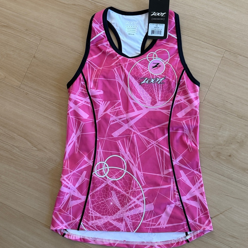 ZOOT SPORTS WOMENS TRIATHLON KIT DESIGN FOR BREAT CANCER RESEARCH FOUNDATION MED - Picture 4 of 15
